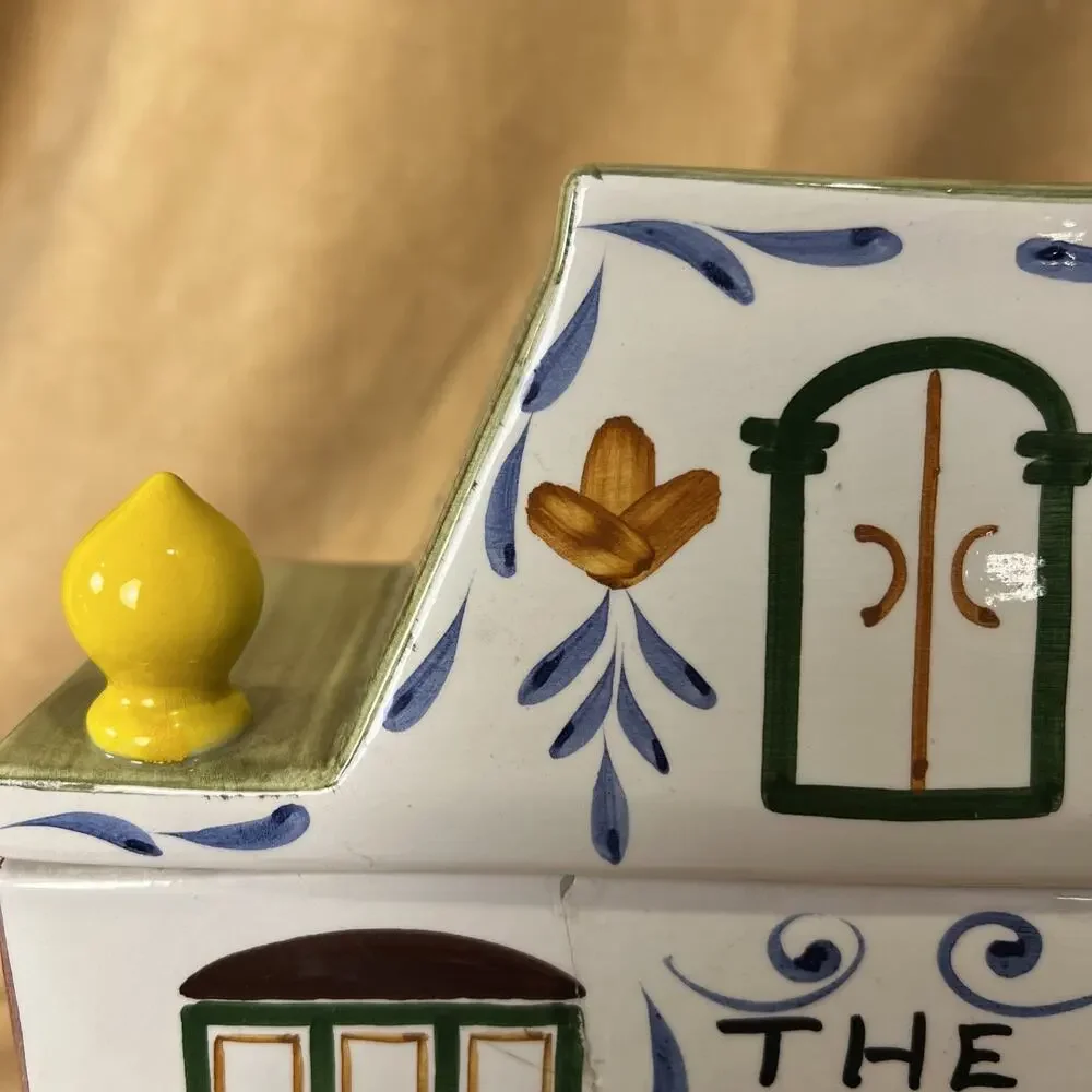 Meiselman Imports THE‎ MILL Cookie Jar Made in Italy Cottage Core